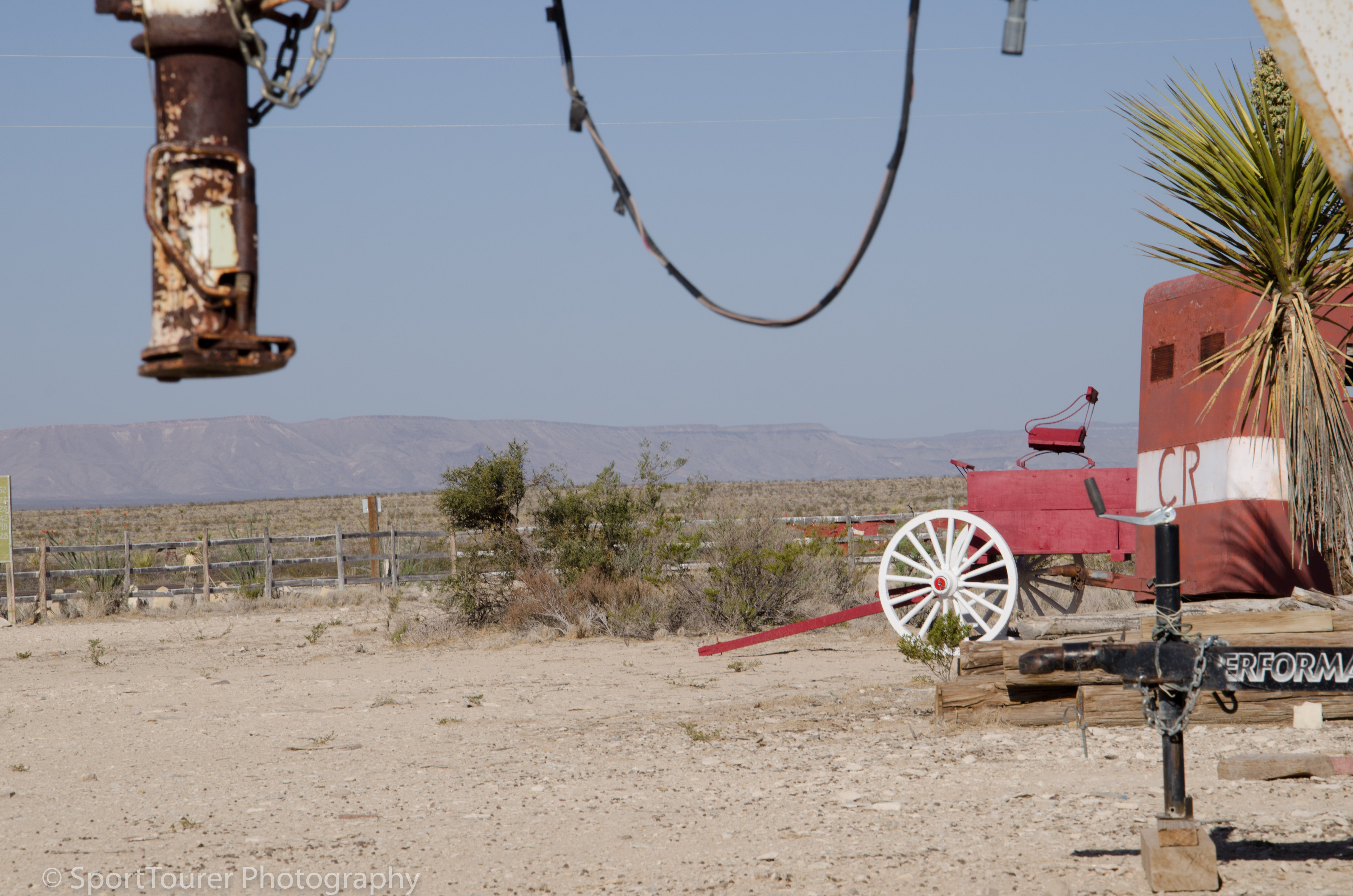  Looking out towards the Fort Davis Mountains from the Cowhead Ranch 