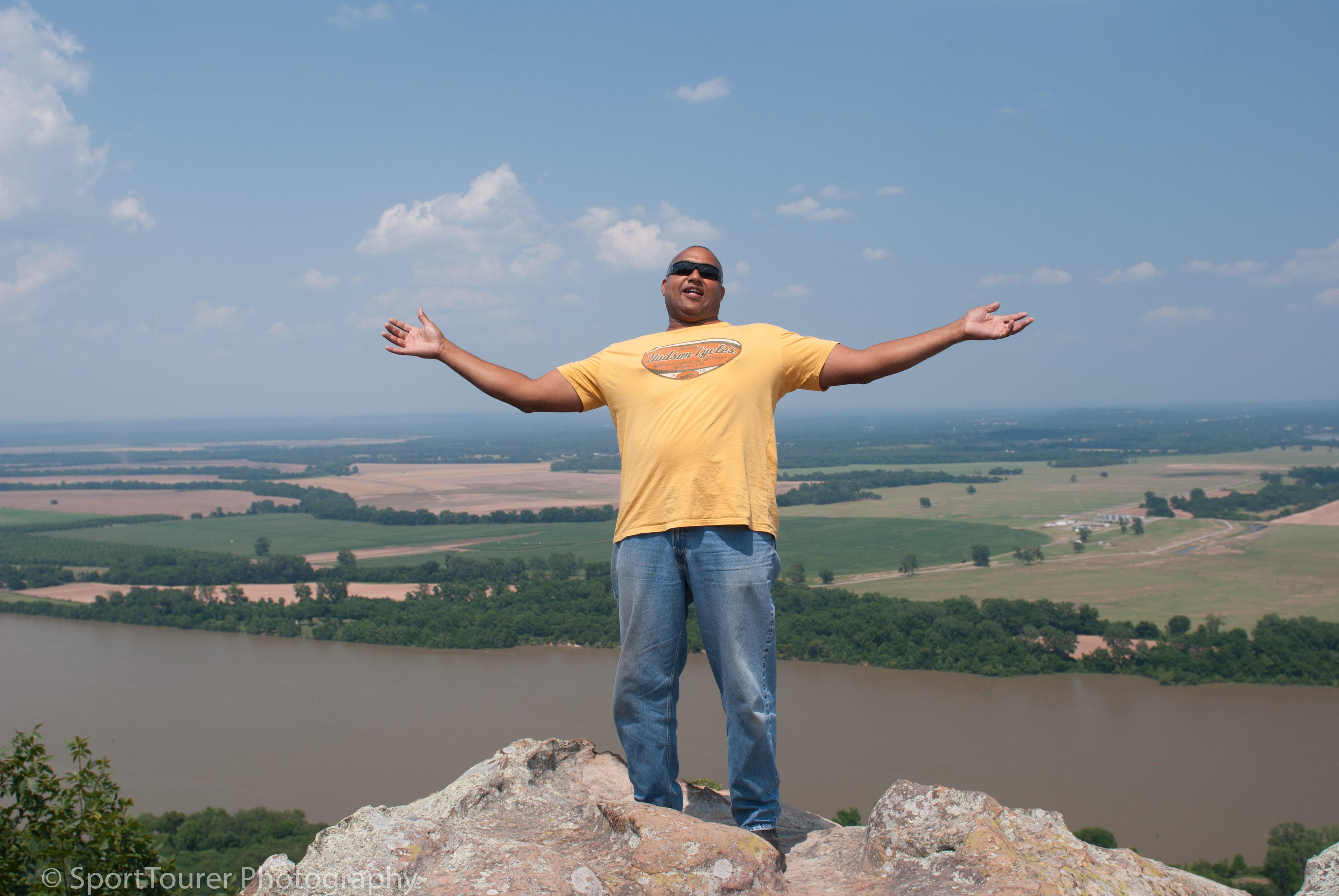  High atop the Ozarks Plateau. 