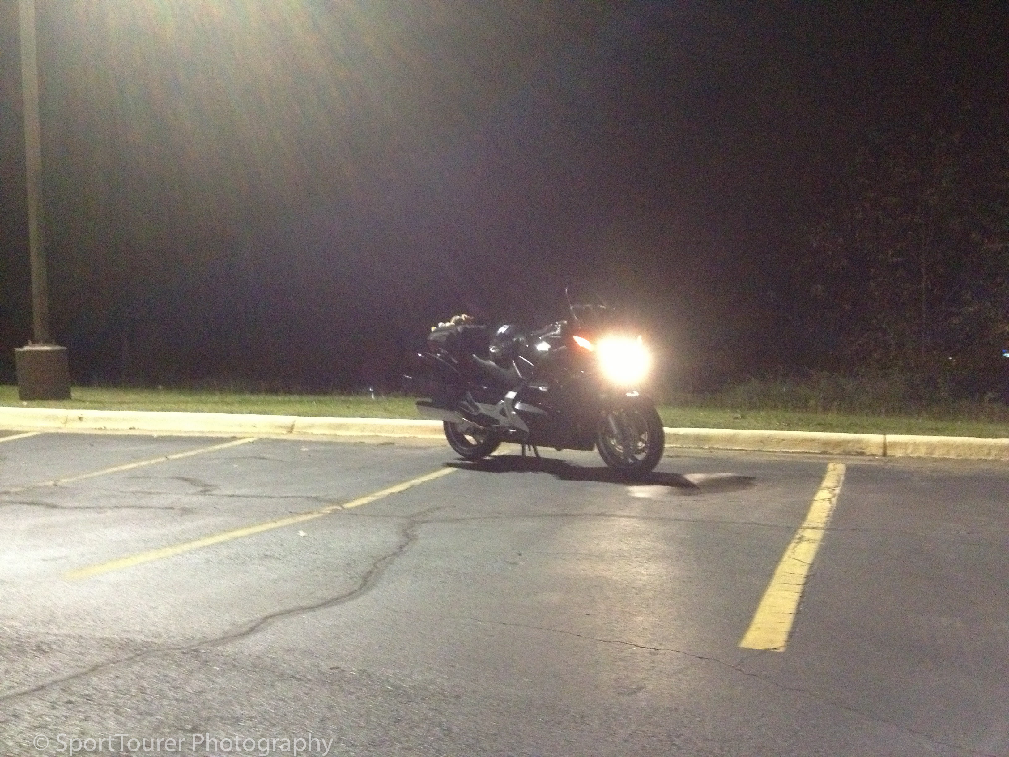  4:00 a.m. Early morning departure at the end of our 4-day riding visit to Arkansas 