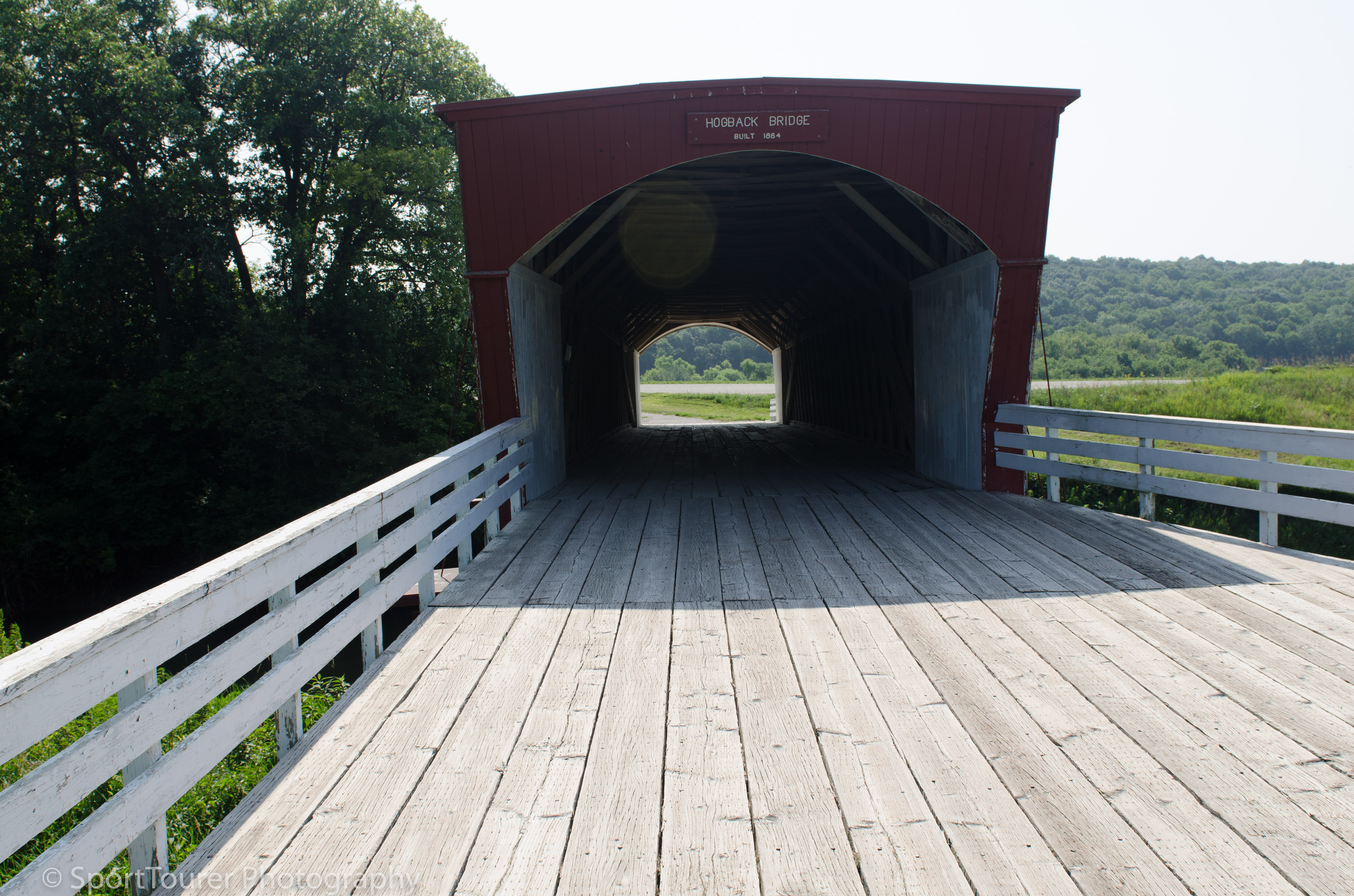  One of the Madison County covered bridges. 