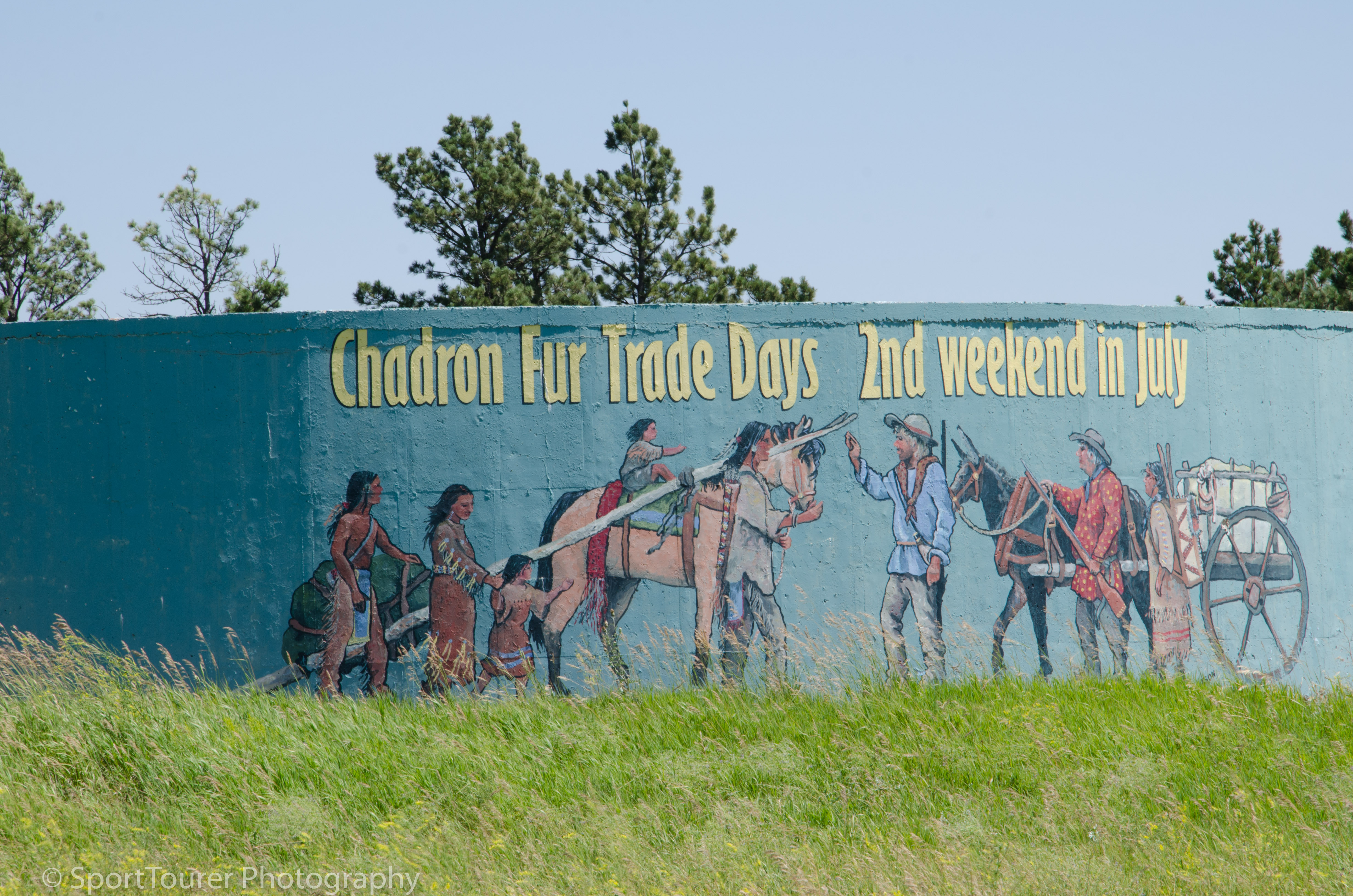  Atop the Pine Ridge in Chadron, NE, I visited the meeting area where Indian tribes and 