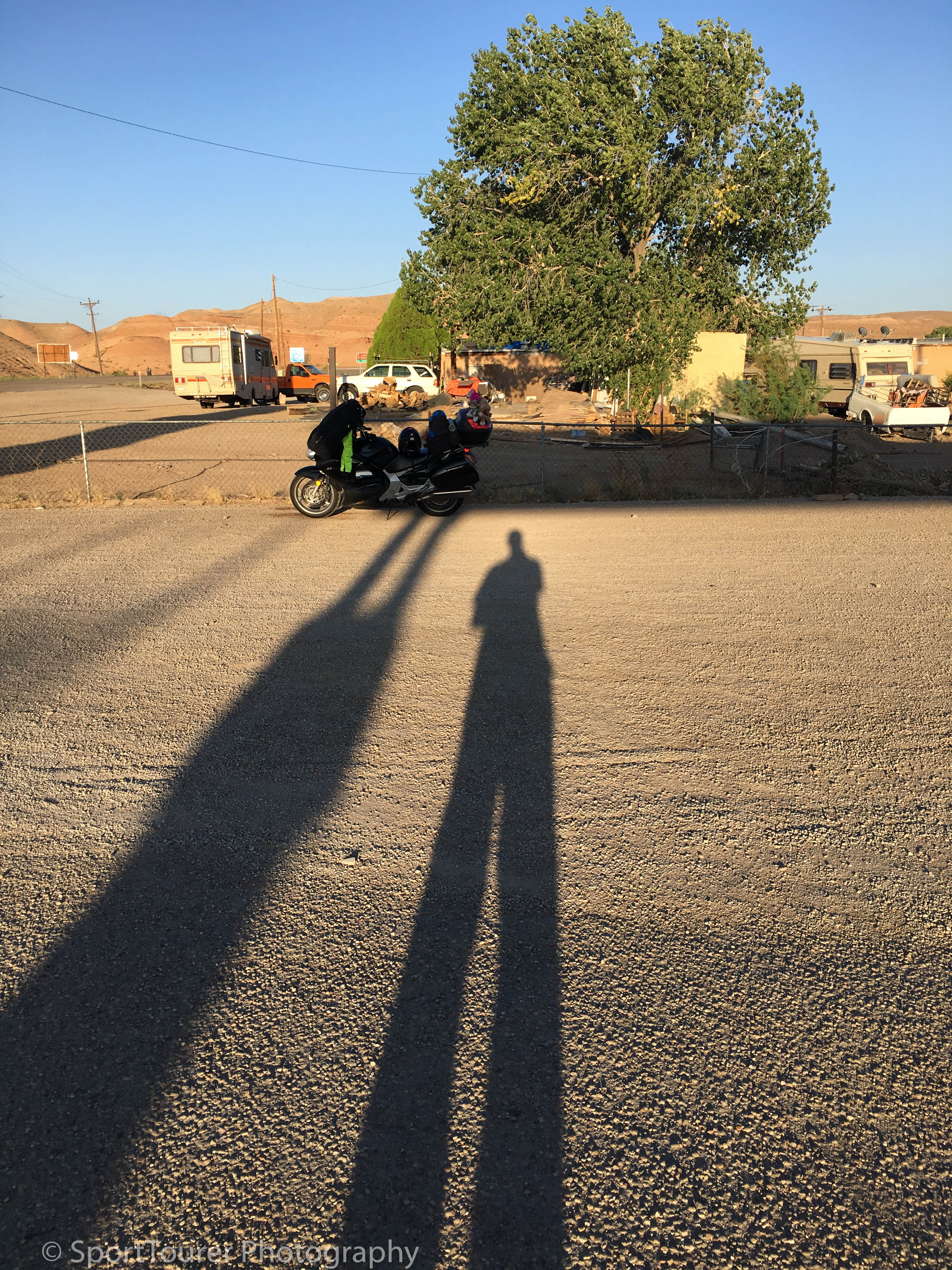 Early evening re-hydration break in Teasdale, AZ 