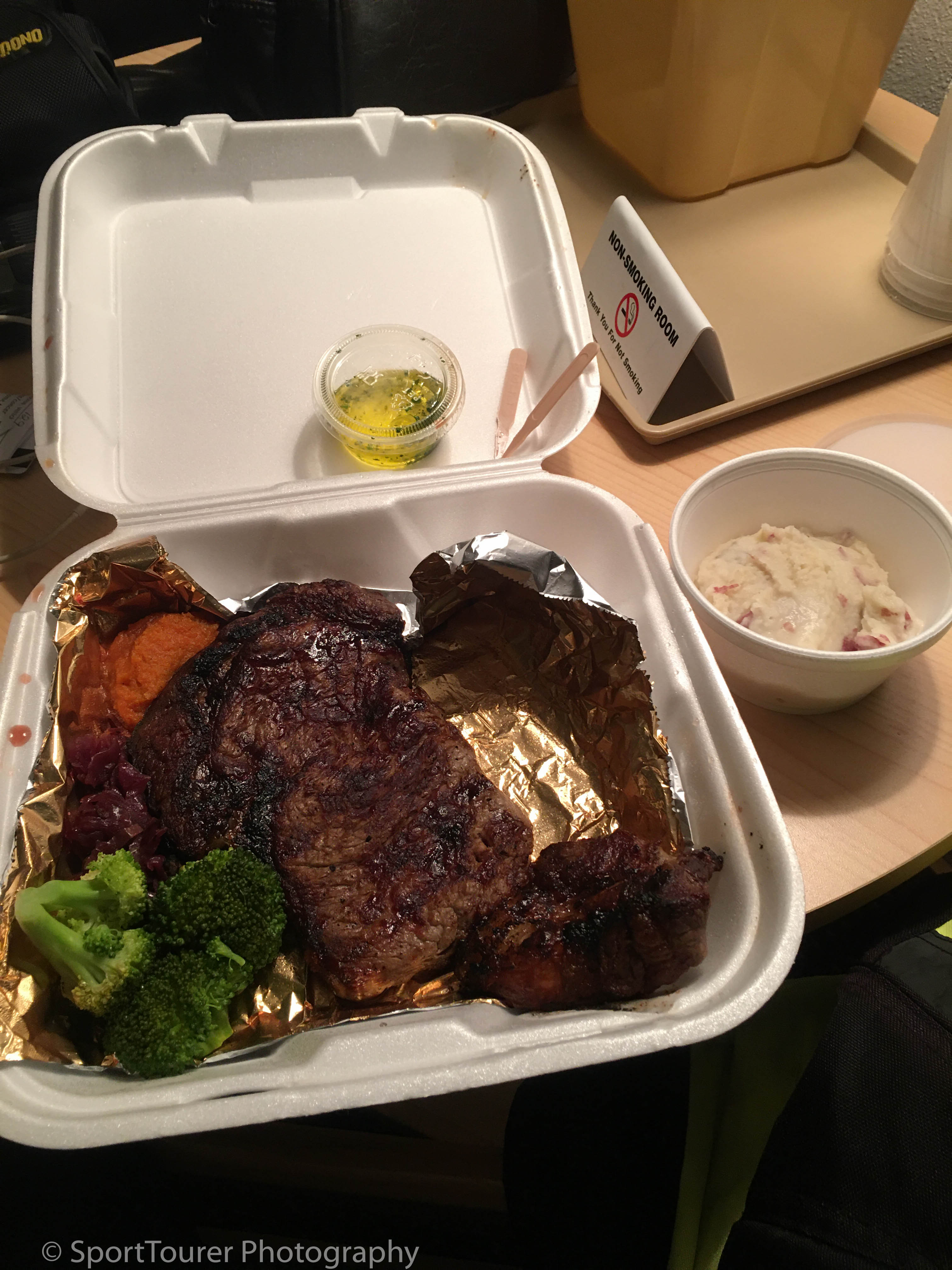  A long awaited Steak Dinner as I overnighted in Cody, WY 