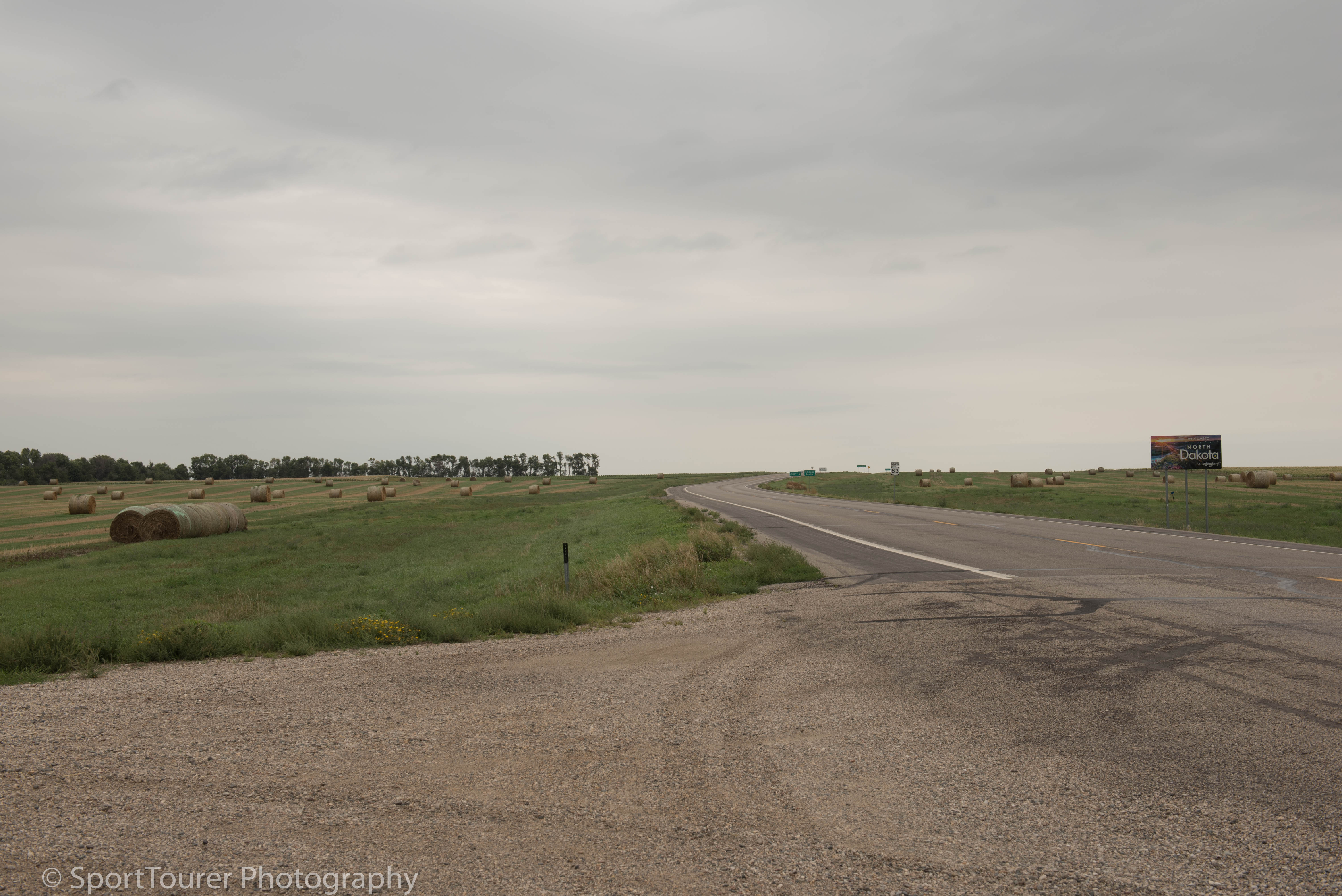  Looking rearward into, and saying goodbye to North Dakota for now, as I begin my journey southwards towards home. 