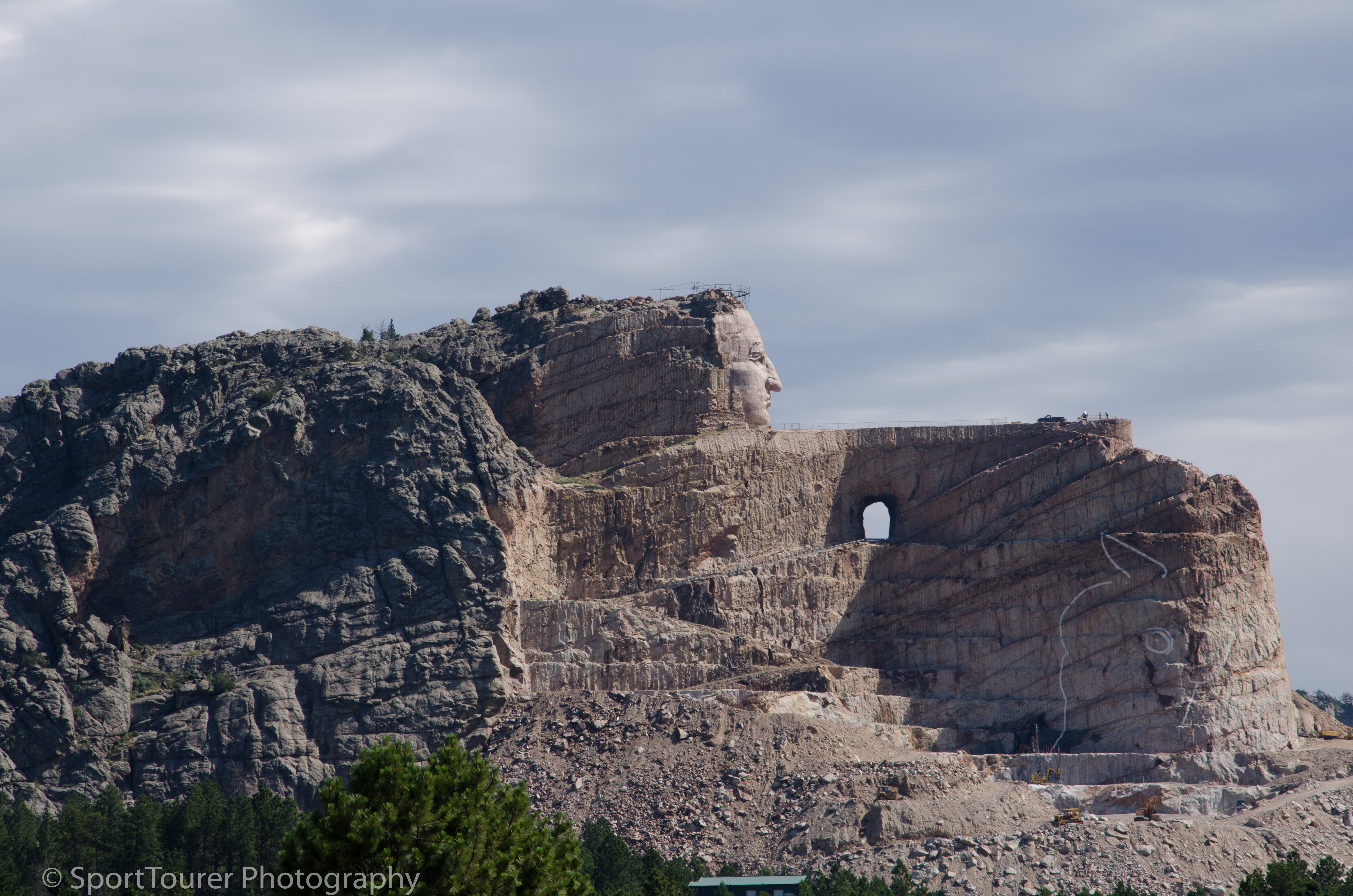  Crazy Horse Memorial Monument. a work in progress. 