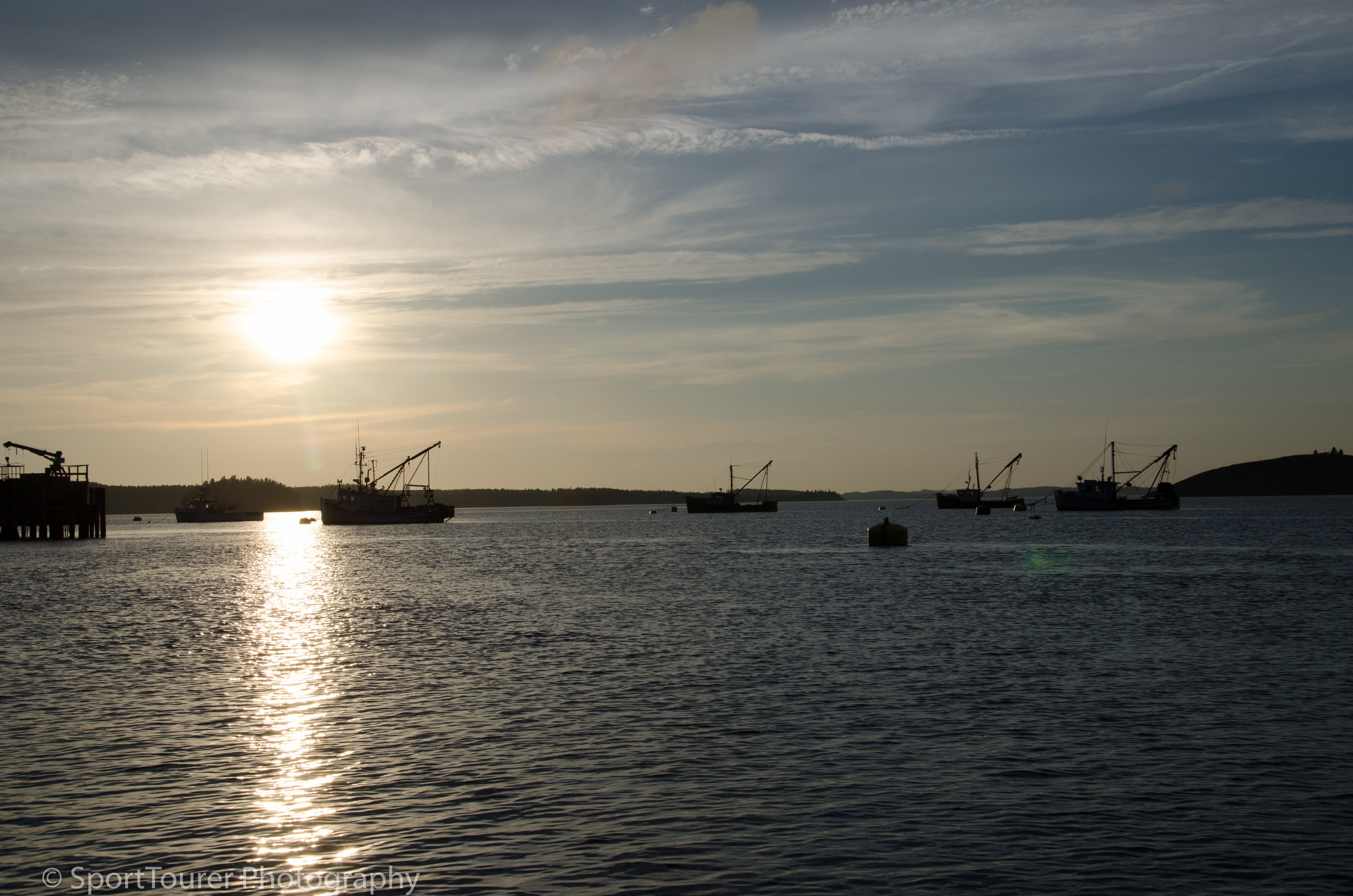  Approaching sunset over the Bay of Fundy 