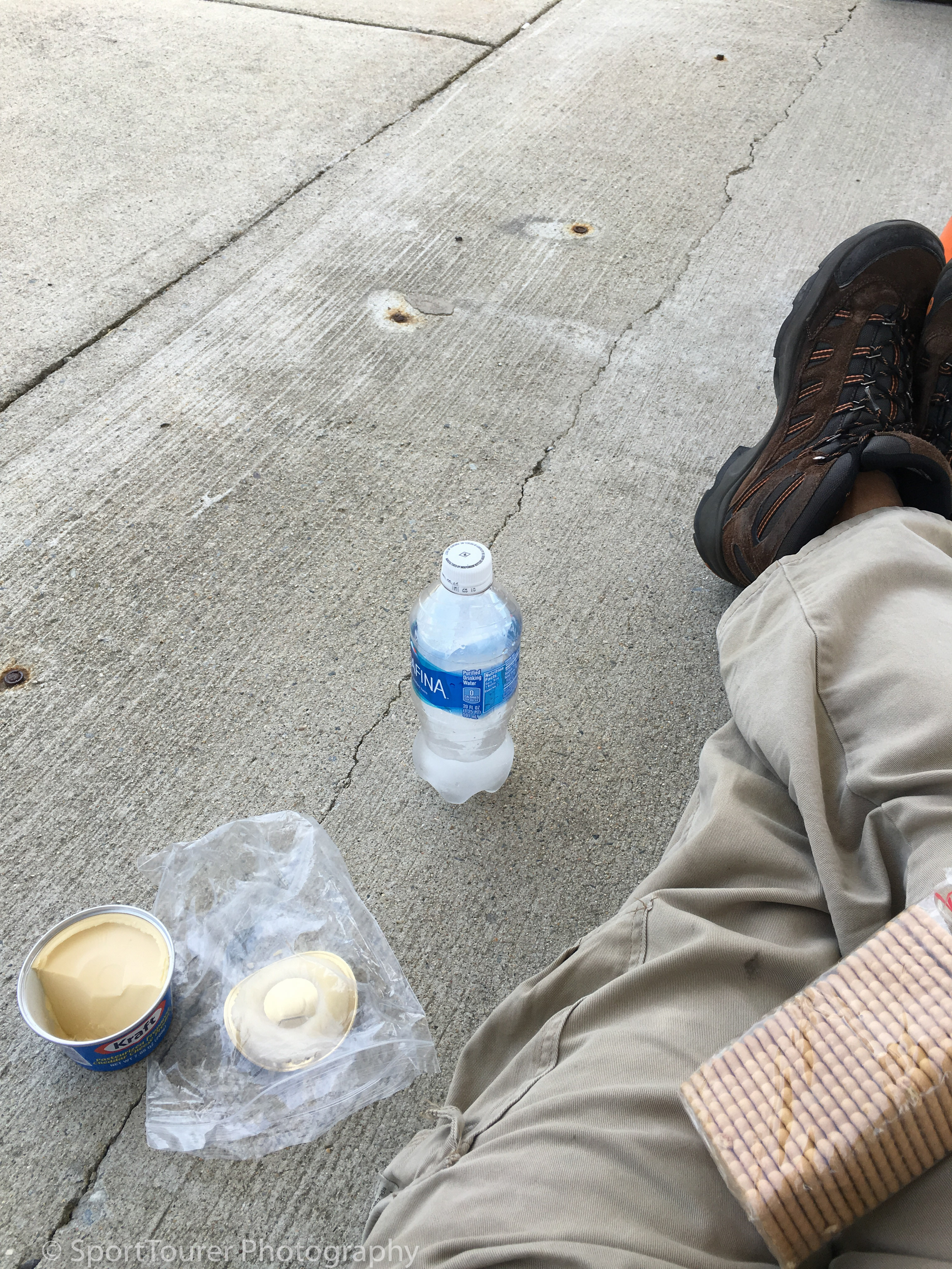  Pavement lunch.  