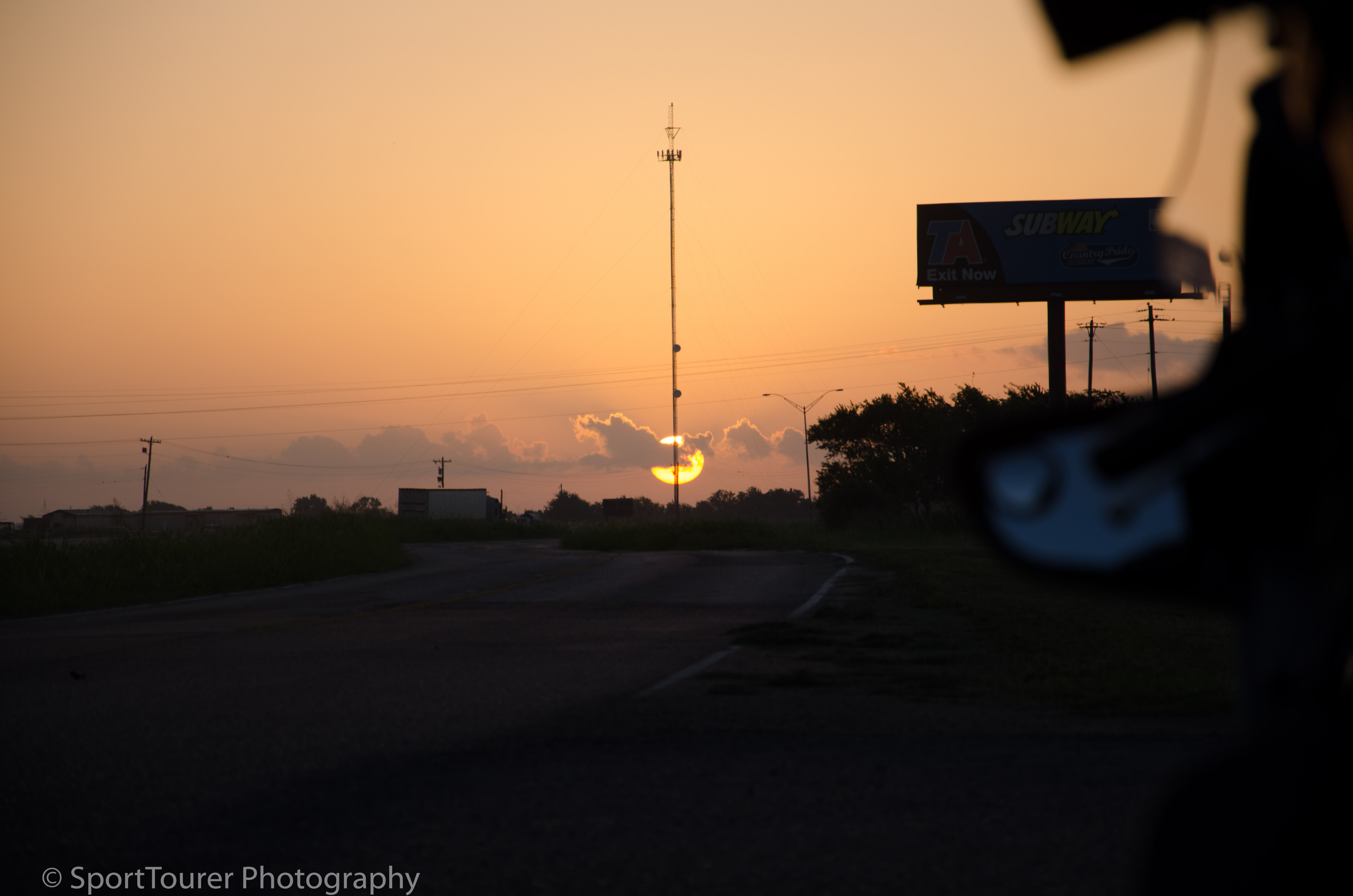  Early August morning in Ganado, TX 